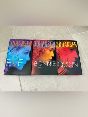 Iris Johansen - 3 Book Lot -Eve, Bonnie, Quinn hardcover